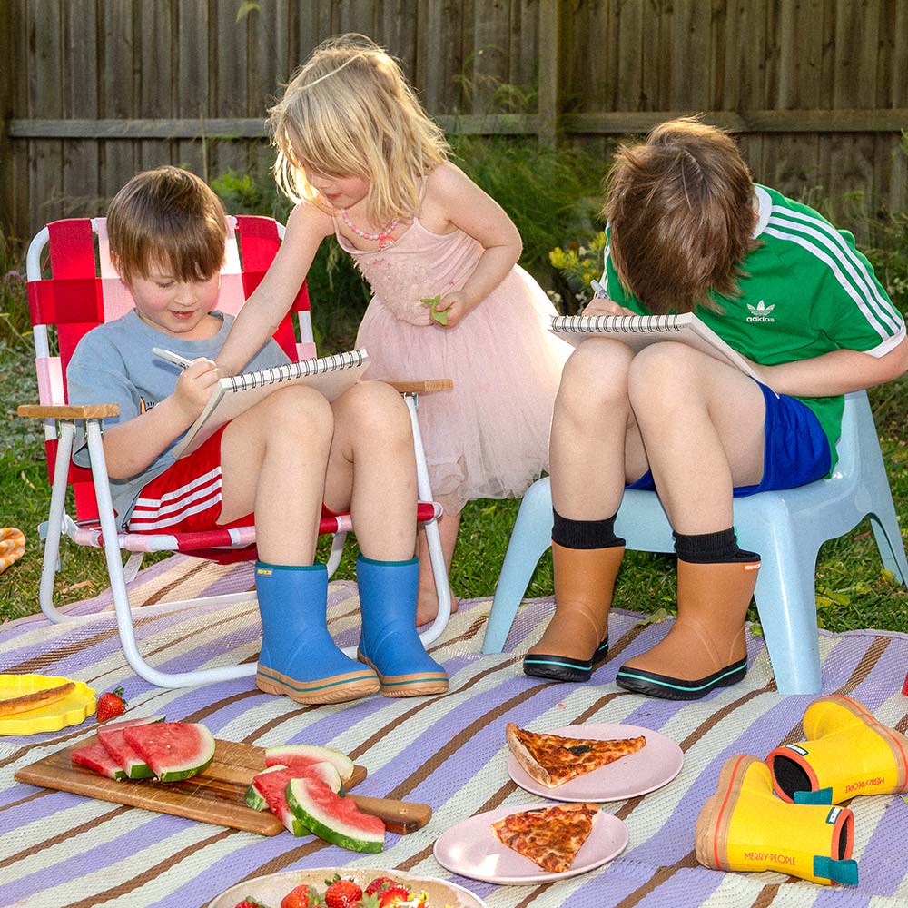 Andie Kids Gumboot // Caramel - Image 6