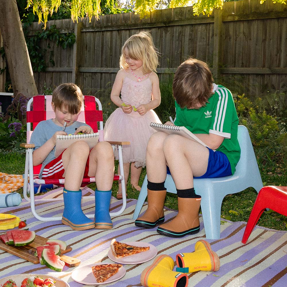 Andie Kids Gumboot // Ocean Blue - Image 5