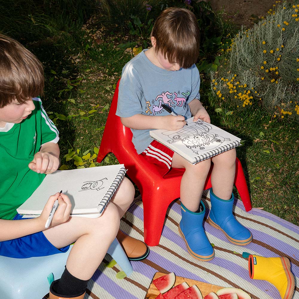 Andie Kids Gumboot // Ocean Blue - Image 7