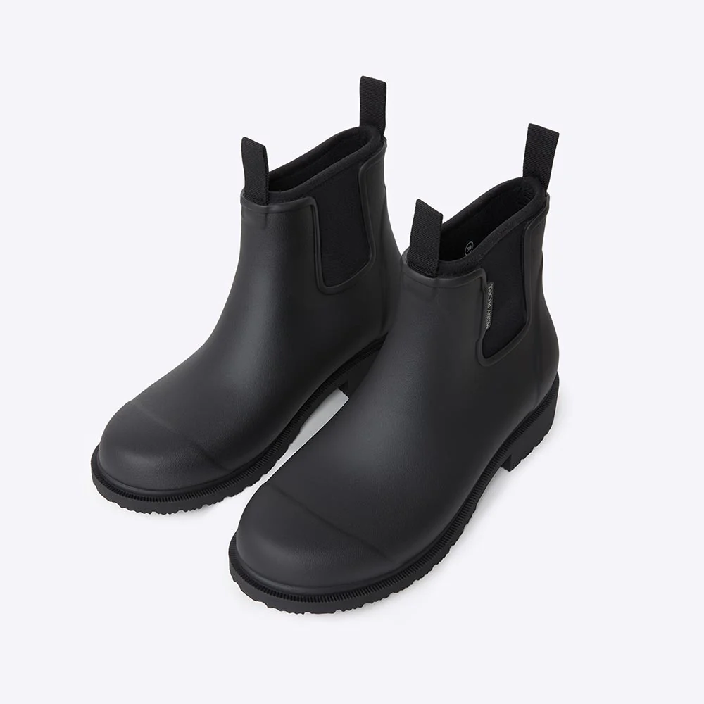Bobbi Ankle Boot // Black & Black - Image 4