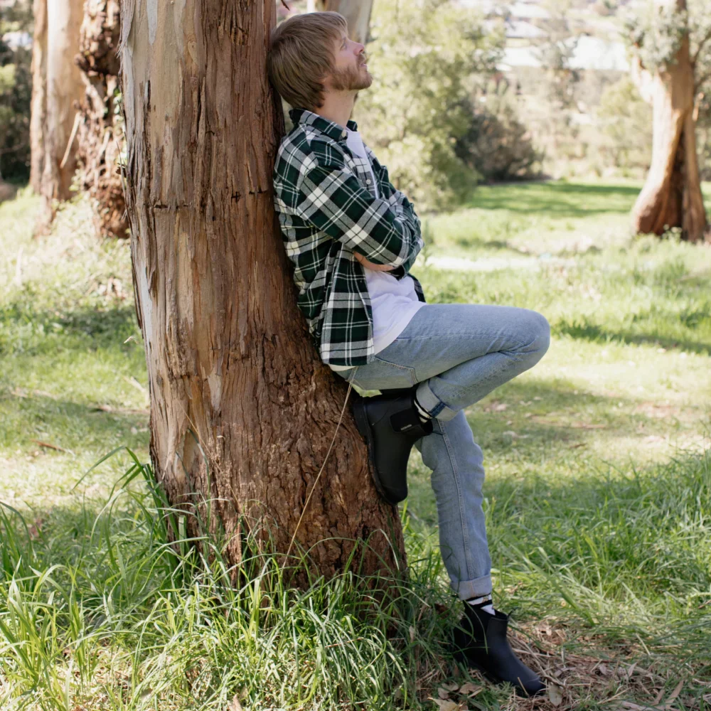 Bobbi Ankle Boot // Black & Black - Image 7