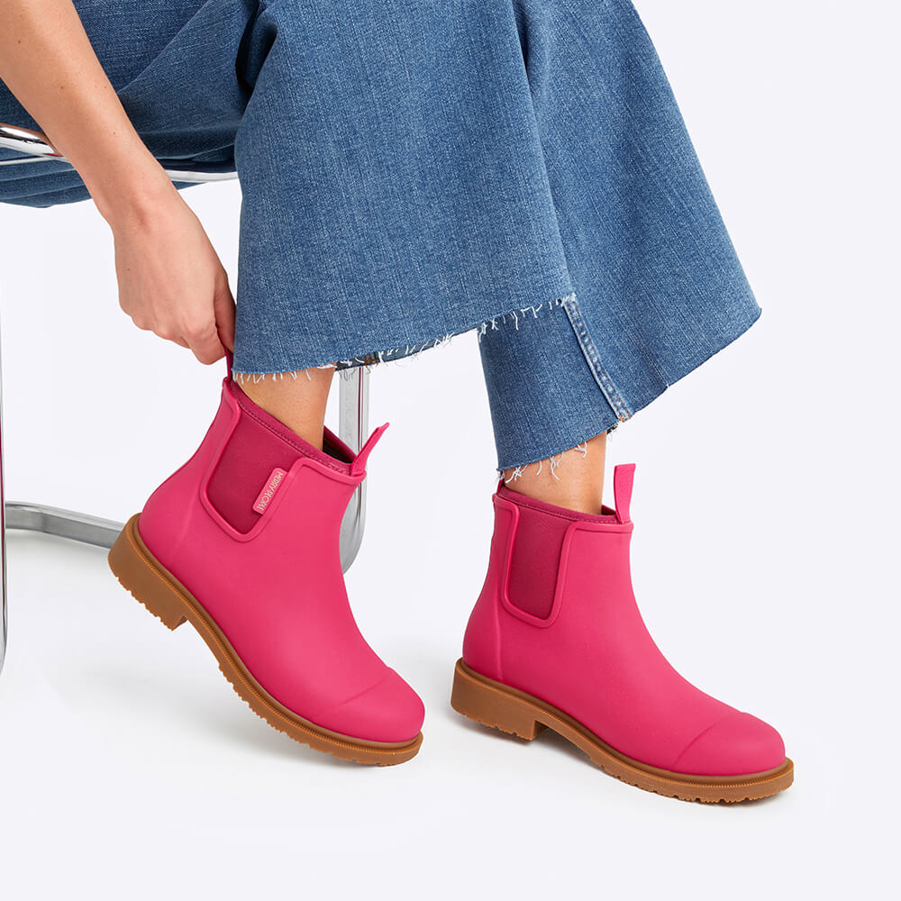 Bobbi Ankle Boot // Fuchsia Pink - Image 4