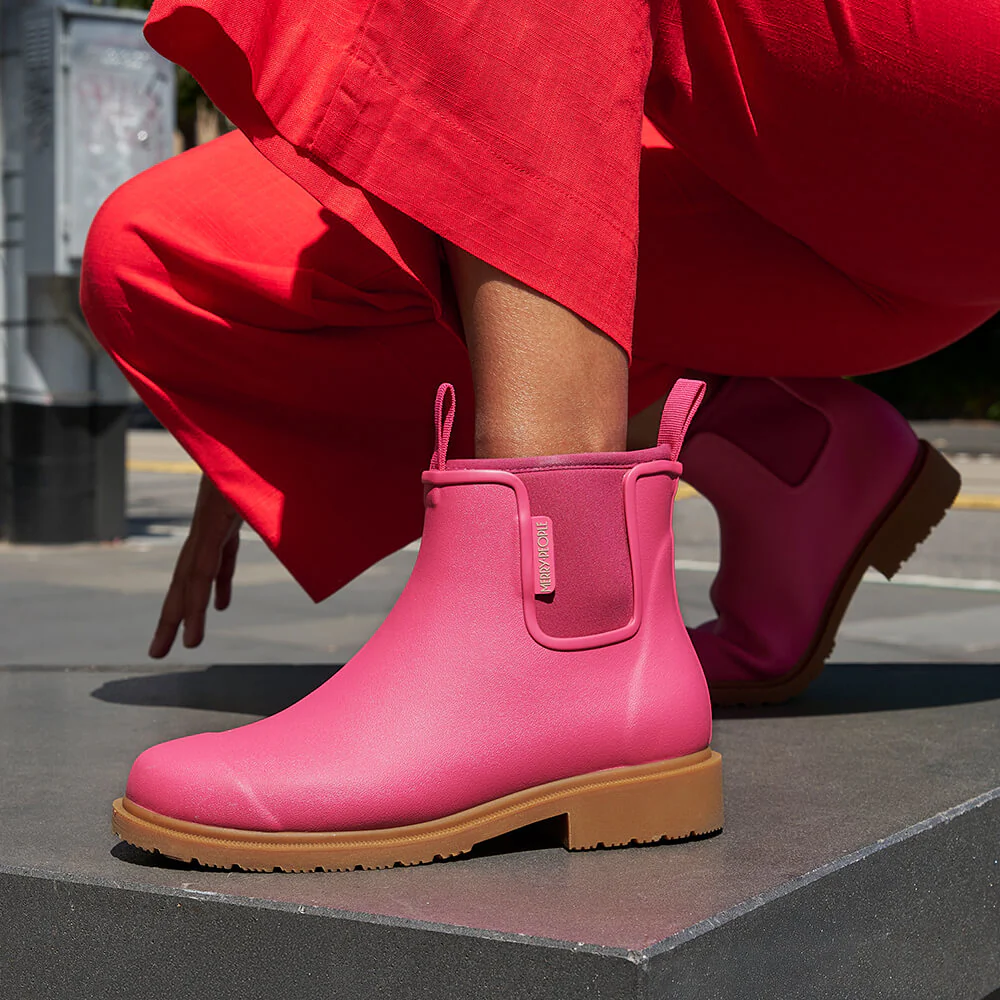 Bobbi Ankle Boot // Fuchsia Pink - Image 9