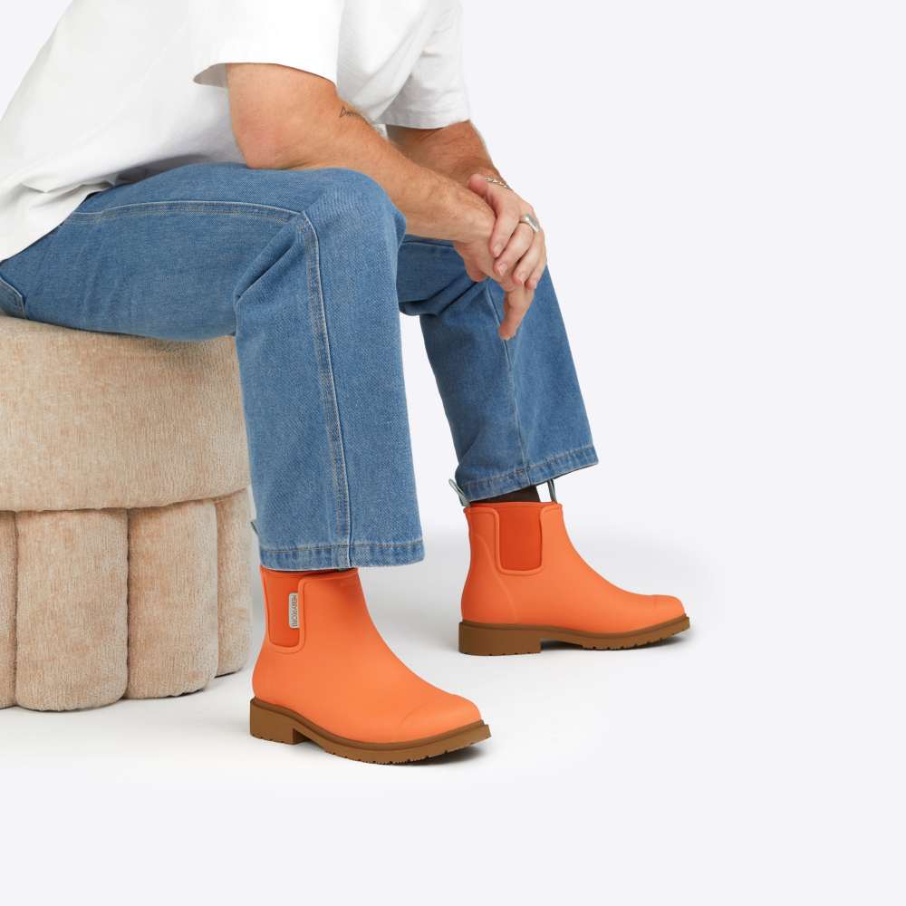 Bobbi Ankle Boot // Sherbet Orange - Image 6
