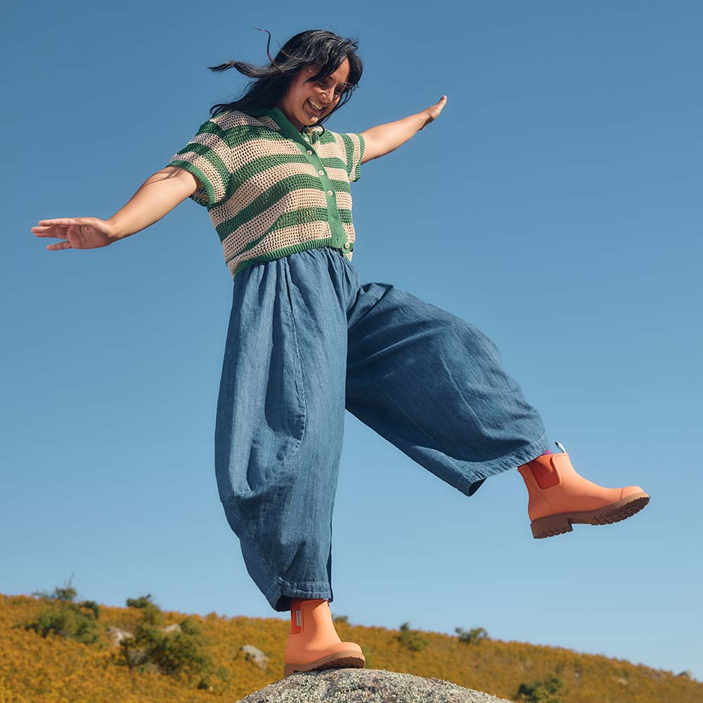 Bobbi Ankle Boot // Sherbet Orange - Image 9