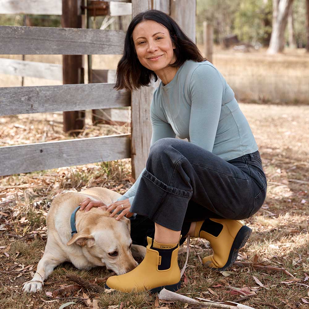 Bobbi Ankle Boot // Mustard Yellow & Black [Retired] - Image 7