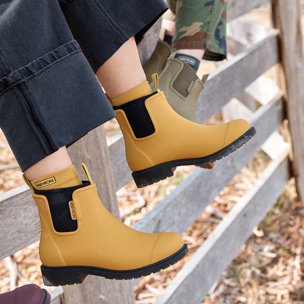 Bobbi Ankle Boot // Mustard Yellow & Black [Retired] - Image 8