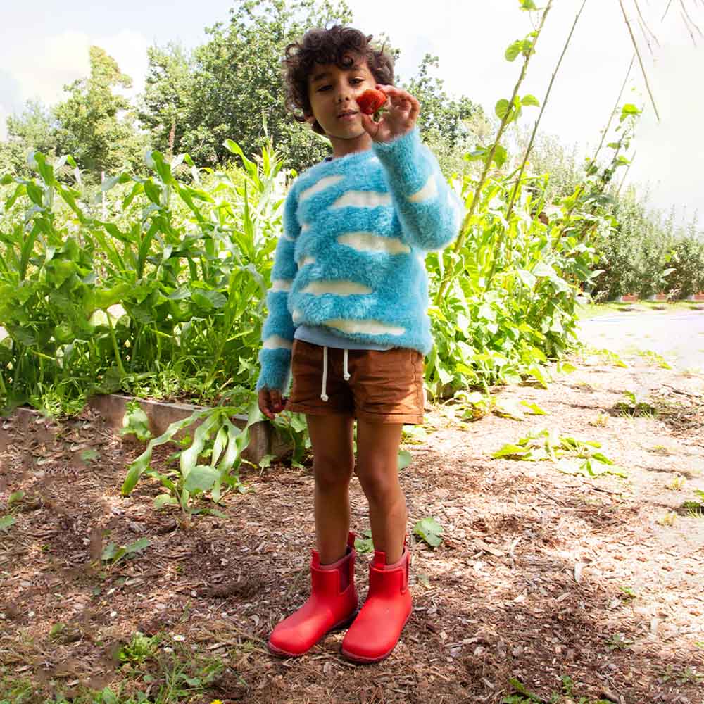 Bobbi Kids Gumboot // Chilli Red [Retired] - Image 7