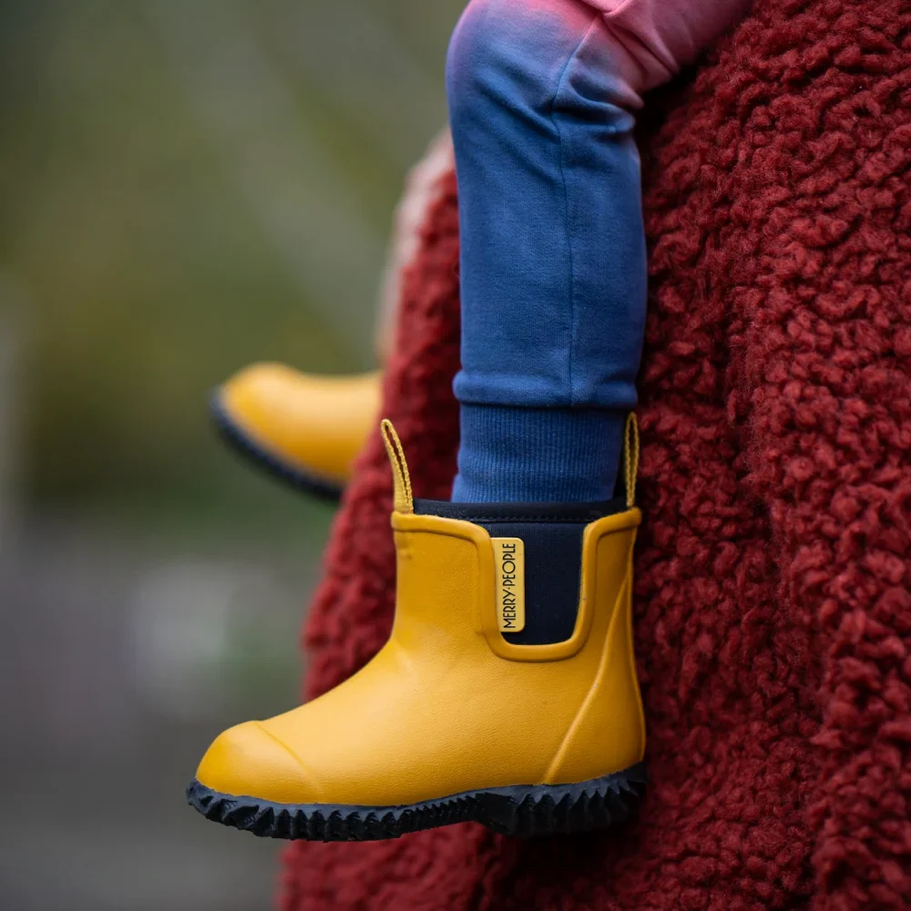 Bobbi Kids Gumboot // Mustard Yellow - Image 6